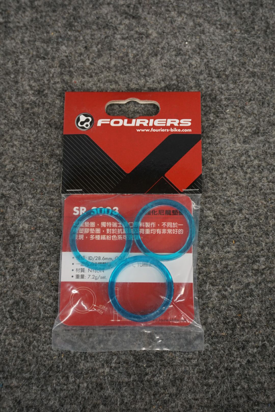 Assorted Fouriers Headset Spacers