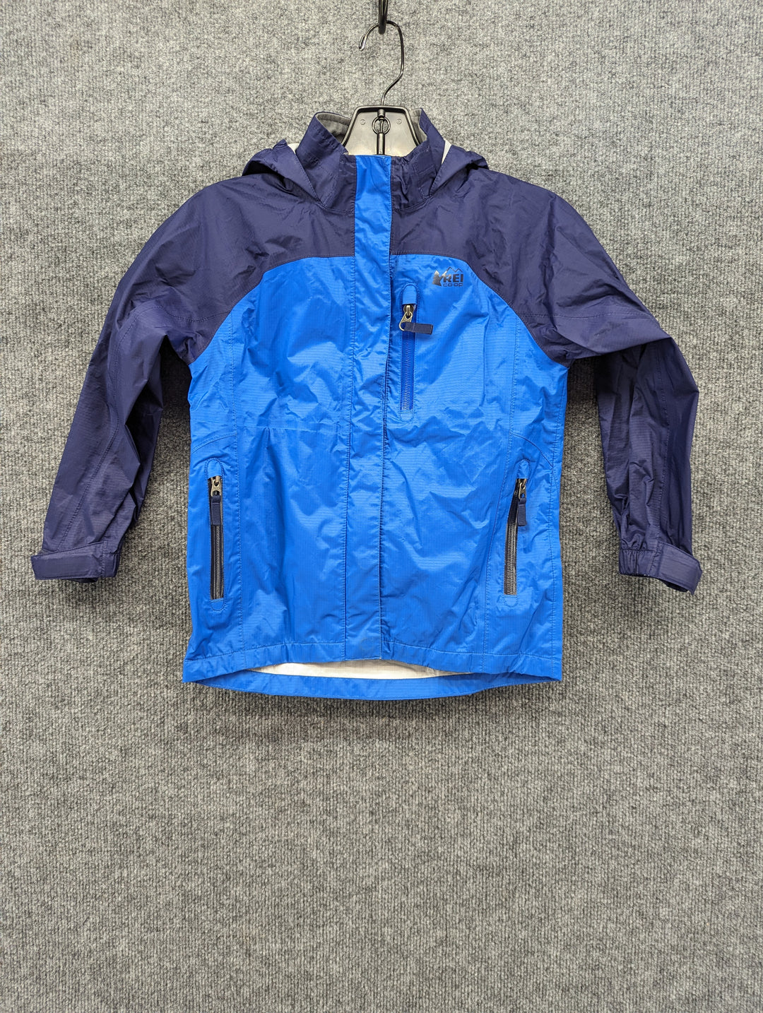 Vintage Louis Garneau Windbreaker Active Jacket Size Medium Blue