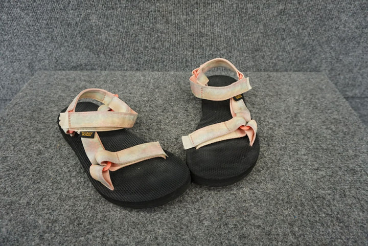 Teva Black/Pink Size W5/35.5 Women's Sandals