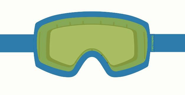 Retrospec Dipper Youth Ski Goggles